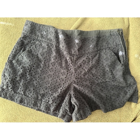 Lilly Pulitzer Makenna Navy Eyelet Shorts size 10 - Picture 2 of 5